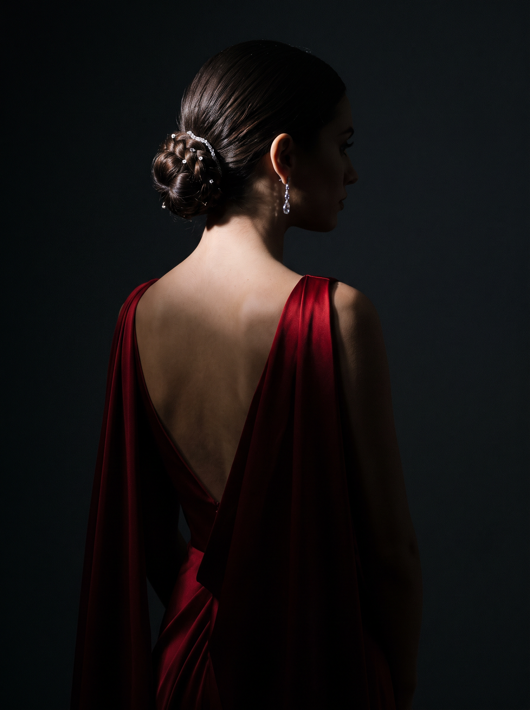 A refined persona portrait in dramatic studio light